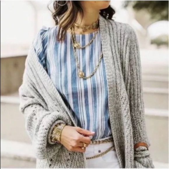 CAbi Tops - SALE🧡Cabi Striped Wing Top